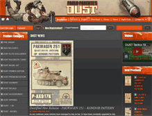 Tablet Screenshot of dust-tactics.com